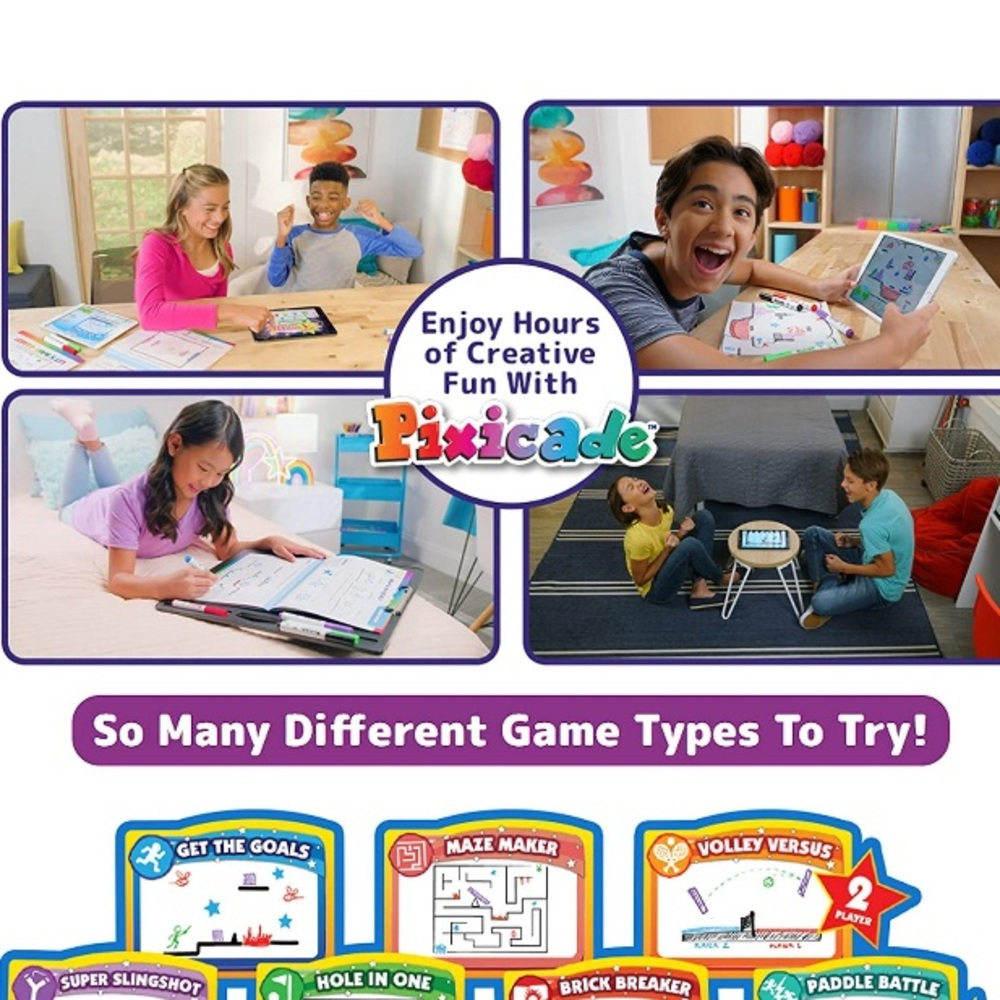 Pixicade Kid's Mobile Game Maker Create Virtual Games, Learn Math & Technology - Picture 4 of 8
